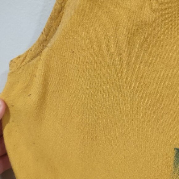 Women's Yellow Swim Coverup Hand painted One Size - Picture 6 of 7